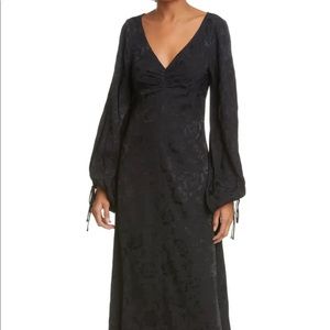 NWT Staud Sofia Dress Black sz12